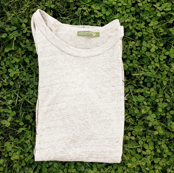 Alternative Earth Tan Crewneck Knit Shirt - Size 3XL Men's Short Sleeve Tee - Picture 2 of 9